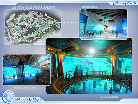 AQUARIUMS AT AL MAHHAR ISLAND